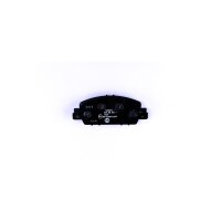 Brake pad set discs with wear warning 16.4 mm HELLA for...