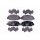 Brake pad set, front brake disc HELLA PAGID for HONDA ACCORD IX HR-V