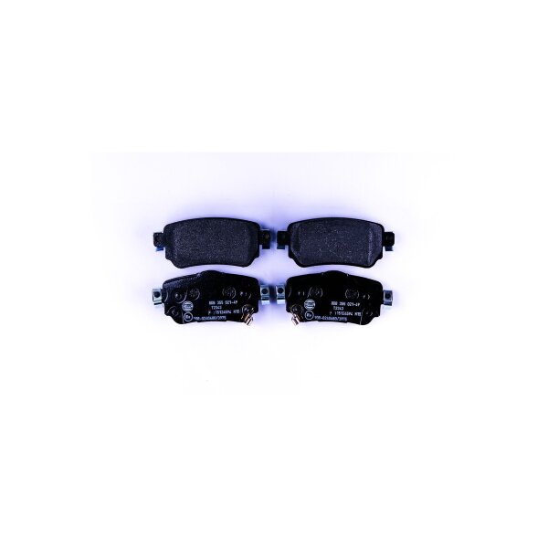 Bremsbelagsatz mit Verschleißwarnung 15,1 mm HELLA für u.a. NISSAN QASHQAI