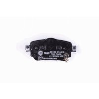 Brake pad set, rear brake disc HELLA PAGID for NISSAN RENAULT