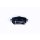 Brake pad set, rear brake disc HELLA PAGID for NISSAN RENAULT
