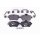 Brake pad set, rear brake disc HELLA PAGID for BRABUS MERCEDES S-KLASSE