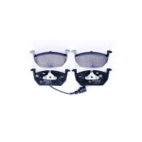 Bremsbelagsatz mit Verschleißwarnkontakt 17,2 mm HELLA für u.a. SKODA OCTAVIA