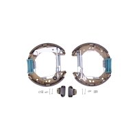 Brake Shoe Set Ø 180 mm 32 mm HELLA fits HYUNDAI ATOS