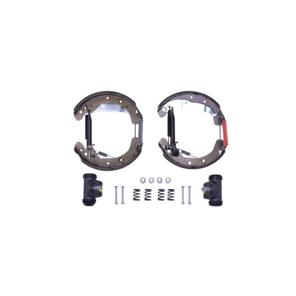 Brake Shoe Set Ø 230 mm 42 mm HELLA suitable for e.g. OPEL ASTRA