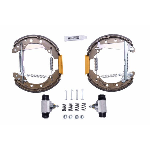 Rear brake shoe set HELLA PAGID for AUDI SEAT VW 80 B3 Saloon
