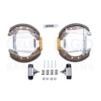 Rear brake shoe set HELLA PAGID for AUDI SEAT VW 80 B3 Saloon