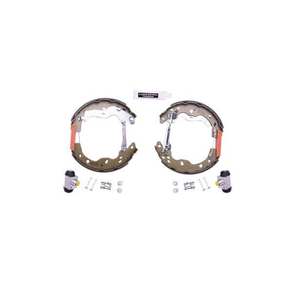 Bremsbackensatz Ø 220 mm 35 mm HELLA passend für u.a. SUZUKI SX4