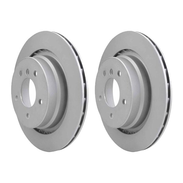2 Brake Discs externally ventilated Ø 75 mm 19.9 mm HELLA for BMW 3 Series