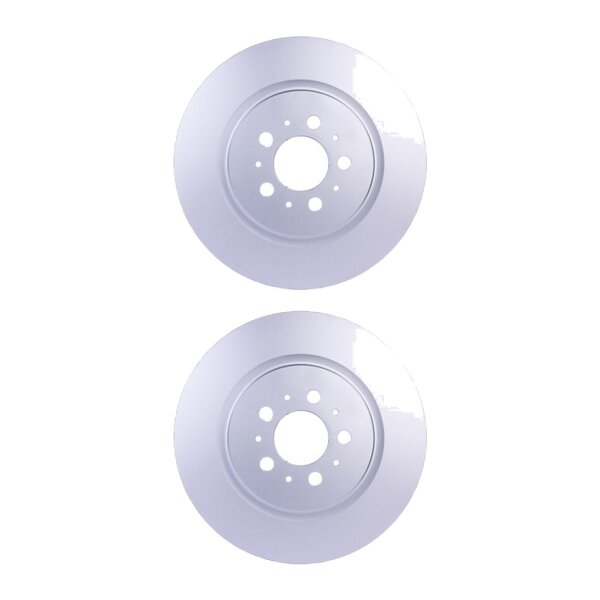 2 Brake Discs internally ventilated Ø 68 mm 28 mm HELLA for e.g. VOLVO S60