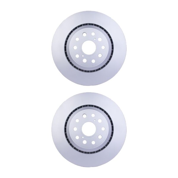 2 Brake Discs external ventilated Ø 62 mm 34 mm HELLA fits LEXUS LS