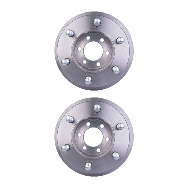 2 Brake Discs full Ø 123.1 mm 22 mm HELLA suitable for e.g. IVECO DAILY