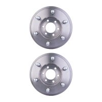 2 Brake Discs full Ø 123.1 mm 22 mm HELLA suitable...