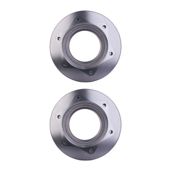 2 Brake Discs internally ventilated Ø 157 mm 30 mm HELLA for e.g. MB VARIO