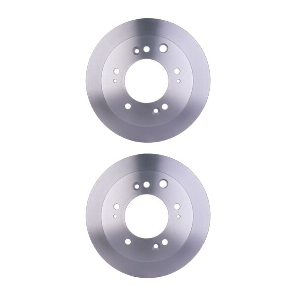 2 Brake Discs internally ventilated Ø 58 mm 30 mm HELLA for SUBARU OUTBACK