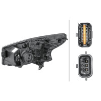 Main headlamp right 12 V W21/5W FF HELLA