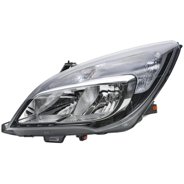 Main headlamp left 12 V W21/5W halogen HELLA for OPEL Meriva B-pin and others