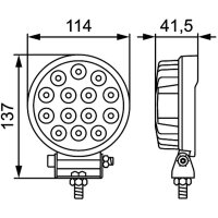 Worklight LED HELLA Valuefit S2200 2200lm 12/24V Close-range illumination