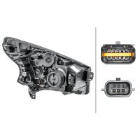 Hauptscheinwerfer links 12 V PY21W FF HELLA für u.a....