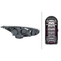 Main headlight left PY21W bulb HELLA for FORD Focus III...