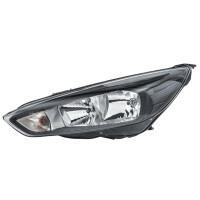 Hauptscheinwerfer links H7/H1 Glühlampen-Technologie HELLA für u.a. FORD FOCUS