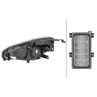 Hauptscheinwerfer rechts 12 V W21/5W Glühlampen-Technologie HELLA für OPEL ADAM