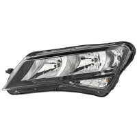 Main headlamp left 12 V H7/H7 halogen HELLA for SKODA...