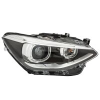 Headlight right 12 V D1S gas discharge lamp LED HELLA for BMW 1 Series
