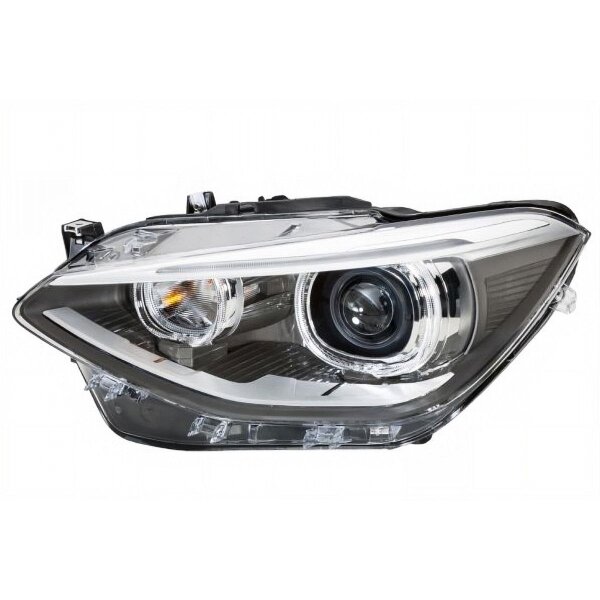 Headlight left 12 V PY21W Bi-Xenon HELLA suitable for BMW 1 Series