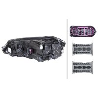 Hauptscheinwerfer rechts LED HELLA für u.a. VW Golf VII