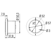 Innenraumleuchte LED HELLA 2JA 344 040-001