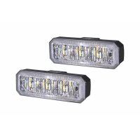Blitz-Kennleuchte 24 V LED gelb amber HELLA passend für u.a. DAF