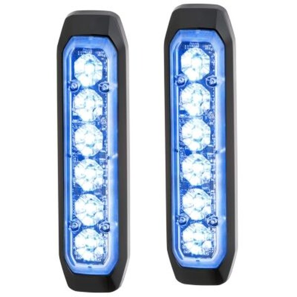 Blitz-Kennleuchte 24 V LED blau HELLA universell für diverse Fahrzeuge