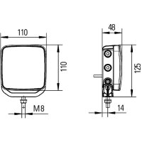 Rückfahrlicht hinten LED HELLA für GRIMME