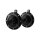 Horn Set schwarz HELLA Flachsteckanschluss 12V