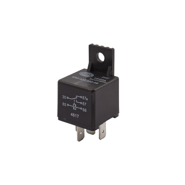 Relay Operating Current 24 V 5-pole HELLA IAM-Expertise suitable for e.g. DAF