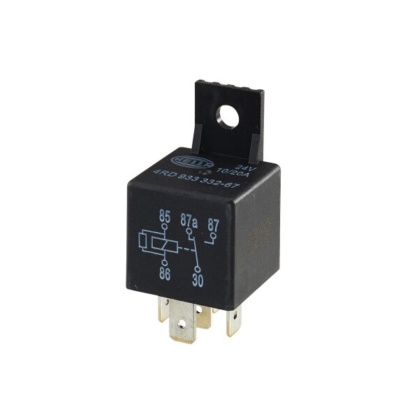 Relay Operating Current 24 V changeover contact 5-pole HELLA for e.g. MAN