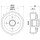 Brake Drum Ø 212 mm Ø 12 mm HELLA suitable for e.g. PEUGEOT 106