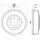 Brake Drum Ø 343 mm Ø 12.3 mm HELLA for e.g. MITSUBISHI L200