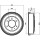 Brake Drum Ø 303 mm HELLA suitable for e.g. MITSUBISHI PAJERO