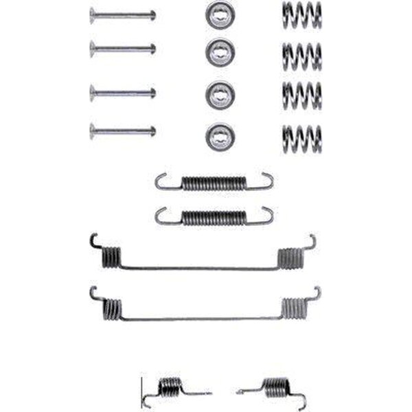 Accessory Set Brake Shoes 18 pcs. HELLA for e.g. DACIA SANDERO