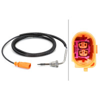 Sensor Exhaust Gas Temperature 2-pin 1,100 mm cable HELLA for e.g. VW MULTIVAN