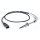 Sensor exhaust gas temperature screwed 2-pole 720mm cable HELLA for e.g. AUDI A4