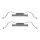 Brake Caliper Accessory Kit 2 pcs. HELLA suitable for e.g. PEUGEOT 308