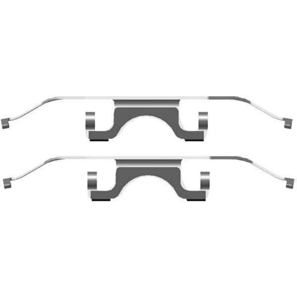 Brake Caliper Accessory Kit 2 pcs. HELLA suitable for e.g. BMW 5 Series
