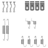 Accessory Set Parking Brake Shoes 16 pcs. HELLA for e.g....