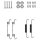 Accessory Set Parking Brake Shoes 16 pcs. HELLA for e.g. KIA SPORTAGE