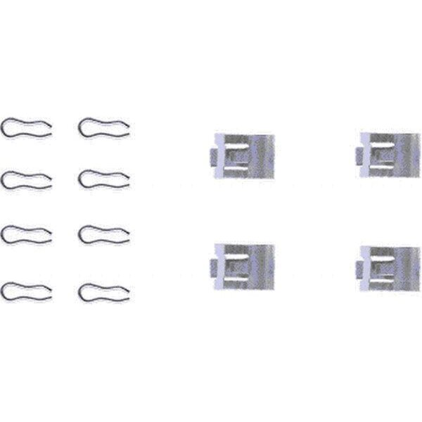 Zubehörsatz Scheibenbremsbelag Bendix 12tlg. HELLA für u.a. FIAT Ritmo