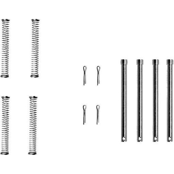 Accessory Kit, Disc Brake Pads 12 pcs. HELLA for e.g. LAND ROVER DEFENDER