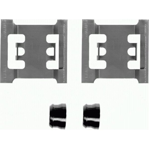 Accessory Kit, Disc Brake Pads HELLA suitable for e.g. FORD TRANSIT